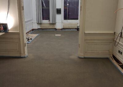 Wat begon met sloopwerken eindigt in een nieuwe ondervloer